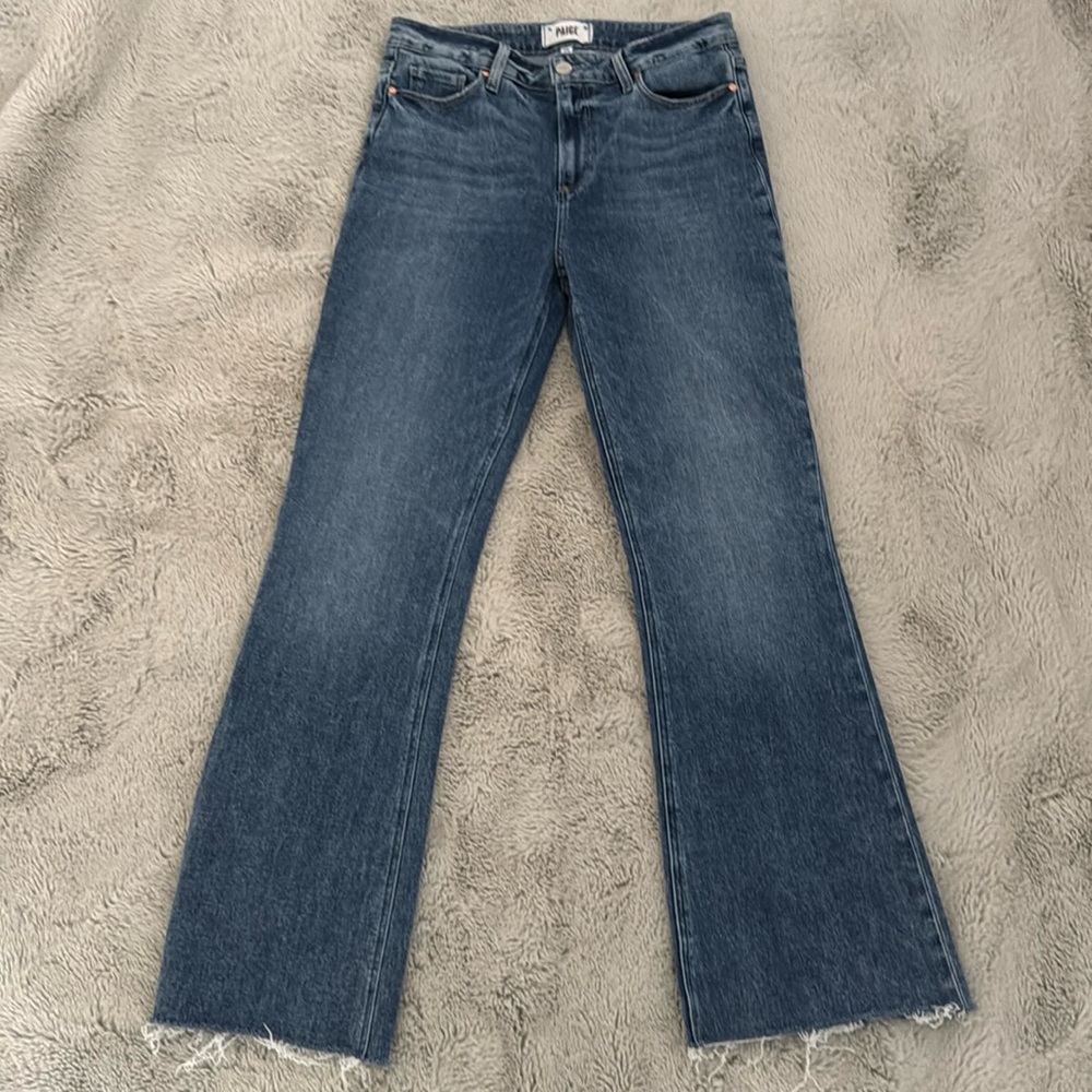 PAIGE High Rise Bootcut Laurel Canyon Jeans size 29